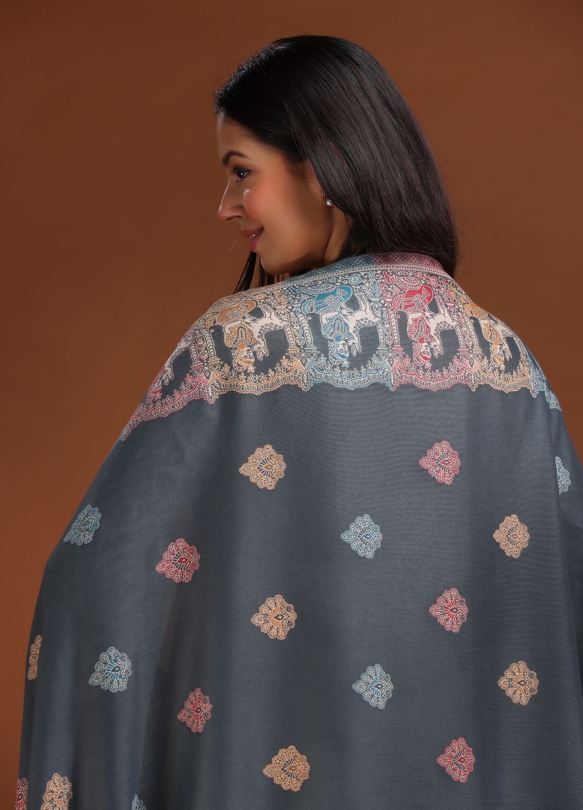 Mughal Border Shawl