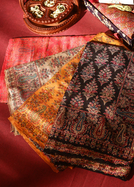 Zewar Zari Kaani Fine Wool Shawl