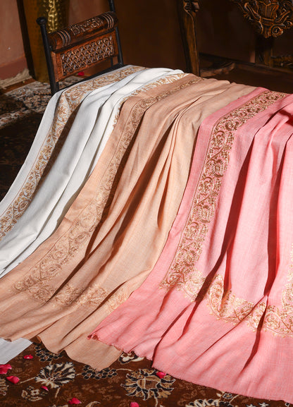 Four Side Border Ari Embroidery Stole