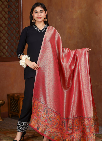 Mughal Palla Moonlight Pashmina Shawl