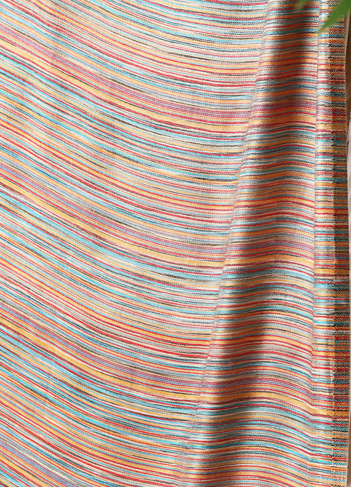 Multi Stripes Patterned Silk Modal Stole