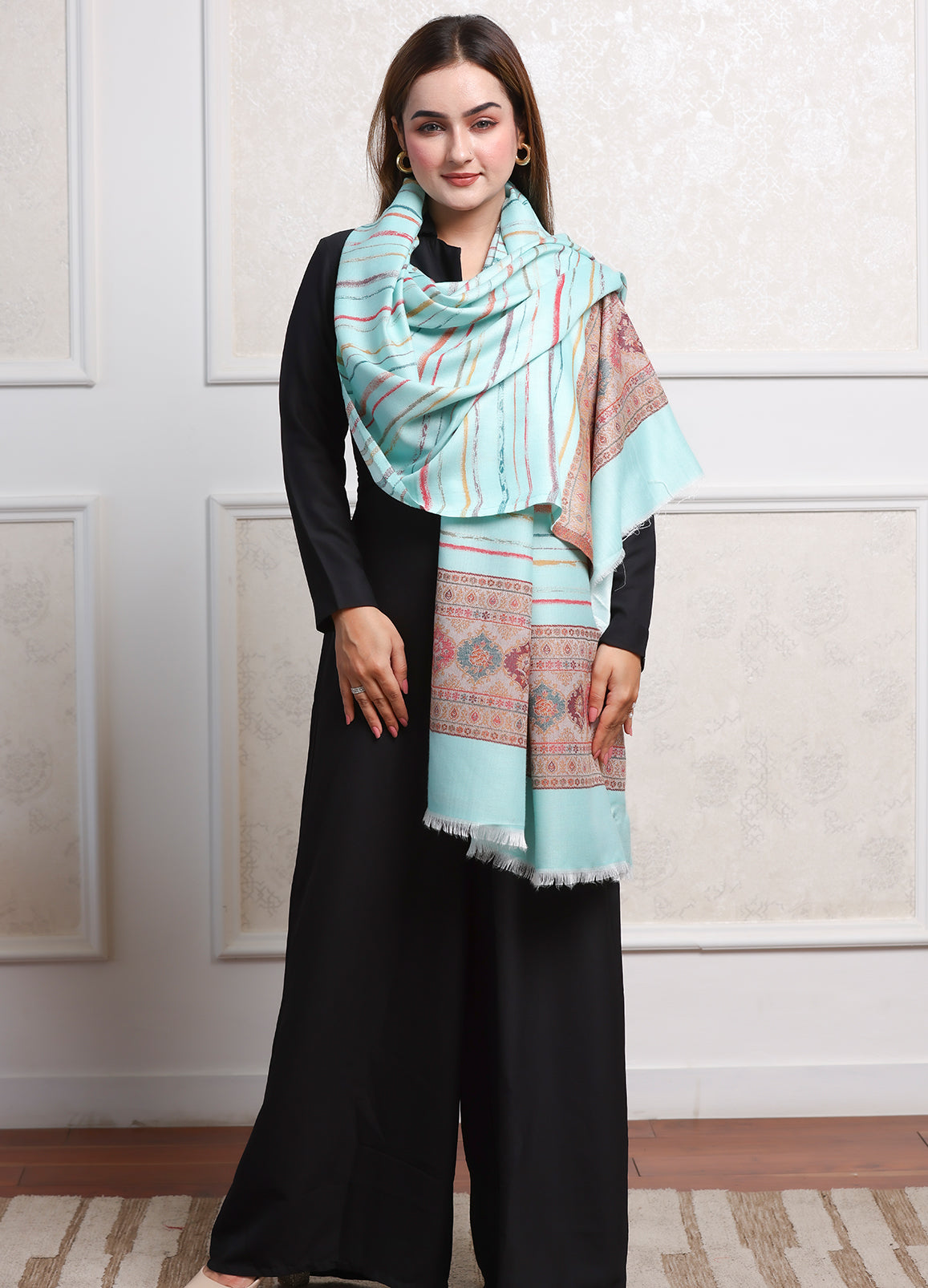 Noor Colourful Stripe Stole