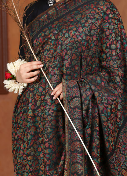 Royal Kani Shawl With Paisley Border