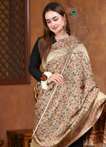 Shahi Antique Kani Zari Border Shawl