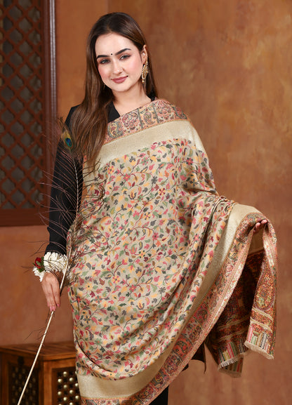 Shahi Antique Kani Zari Border Shawl