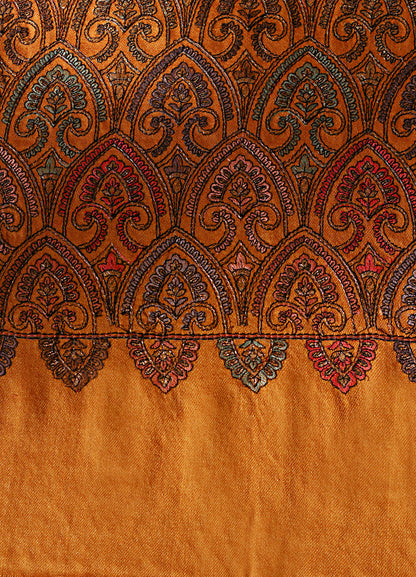 Shawl Waala Zari Embroidered Kashmiri Fine Wool Shawl