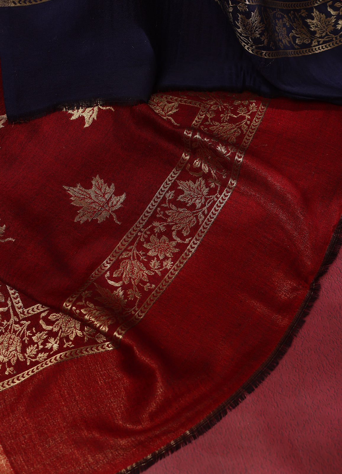 Twinlight Reversible Chinar Moonlight Design Stole