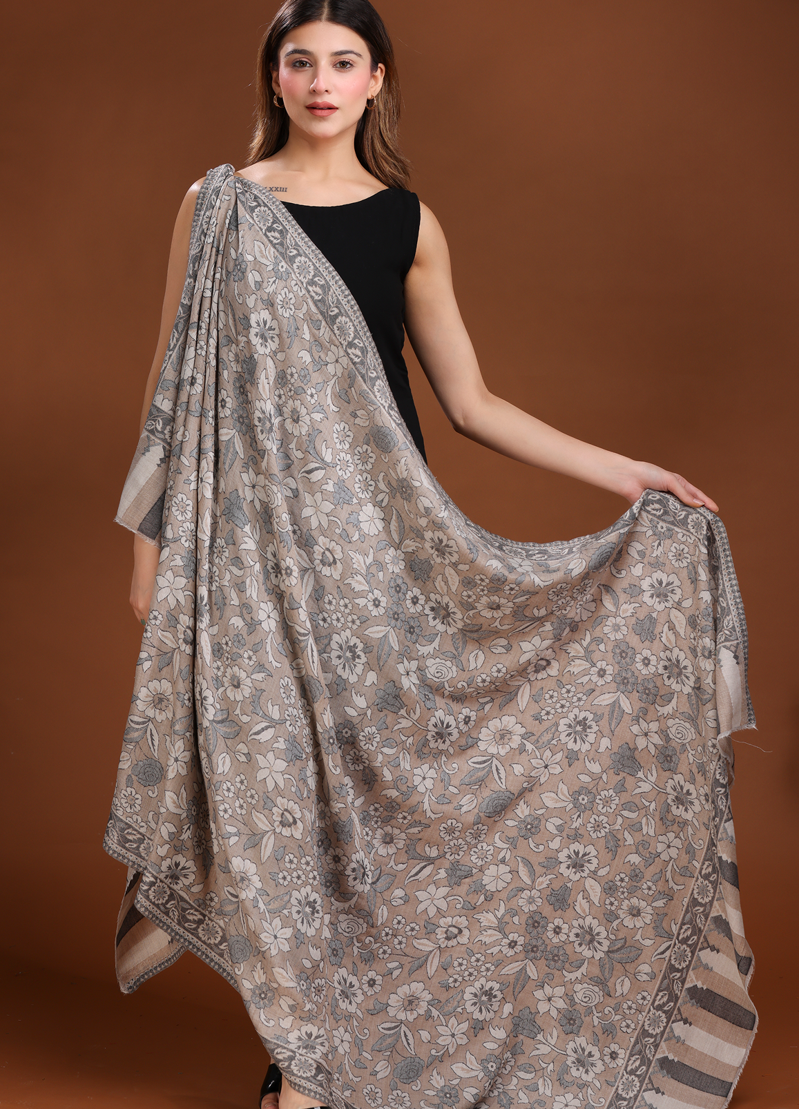 Gul-E-Bahar Finewool Shawl