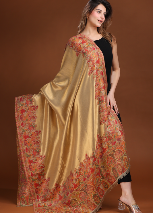 Nayaab Moonlight Border Shawl