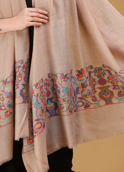 Shagufta Palla Pure Wool Shawl