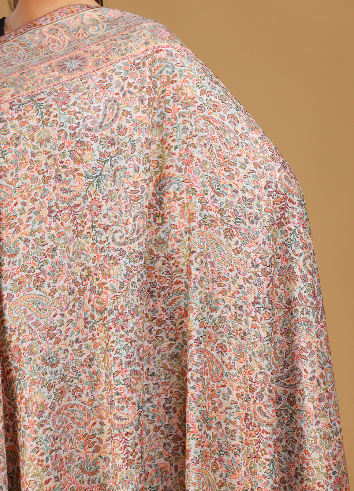 Shalimaar Silk Wool Shawl