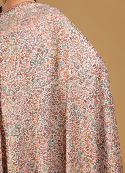 Shalimaar Silk Wool Shawl